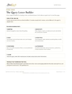 Black REwrite Query Letter Builder
