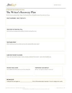 Black REwrite Writers Recovery Plan
